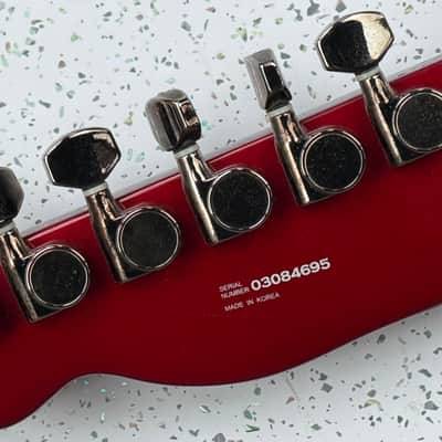 Fender Special Edition Set-Neck Esquire Custom GT 2003 - Crimson Red Metallic image 6