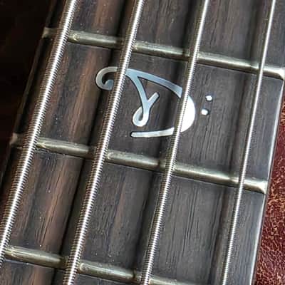Dean DAVE MUSTAINE owned MEGADETH Studio Jazz Professional Bass Artist Signed - Wrote bass parts for Dystopia and Super Collider albums AAA Flame image 15