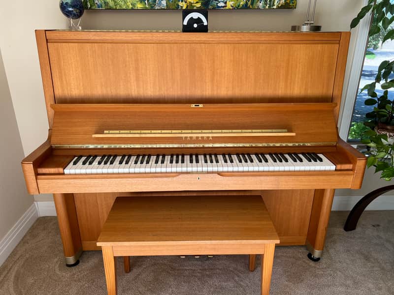 Yamaha U7 Upright Piano late 70's - Teak image 1