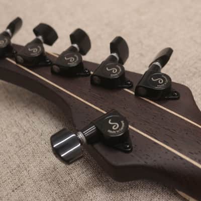 Lignum Single Cut Guitar 2024 Hand Painted Clear Satin image 13