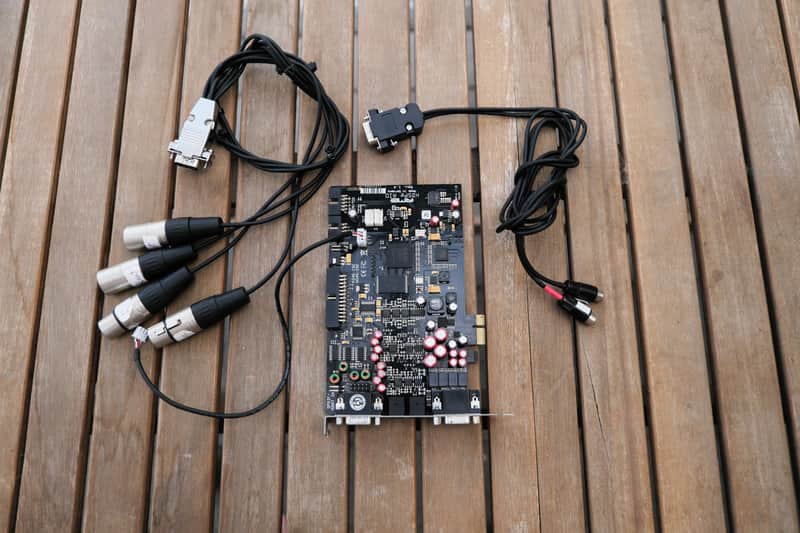 RME HDSPe AIO PCIe Audio Interface Card with additional cables image 1