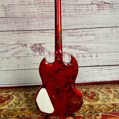 2026 Bell & Hern SG Custom "Red Hot Lover" Seymour's Kluson's w/HSC Mahogany body and neck Rosewood fretboard Angus, Derek, Carlos image 5