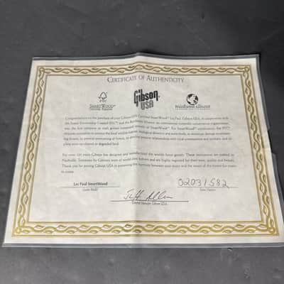 Gibson 2001  Les Paul Smartwood Exotic brown Zertifikat RARE Case 2001 - natur image 8