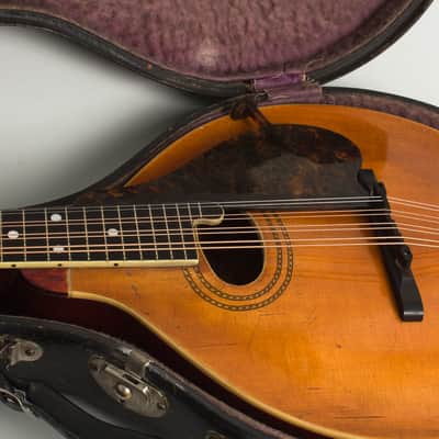 Gibson Style H-1 Carved Top Mandola (1917), ser. #42xxx, original black hard shell case. image 13