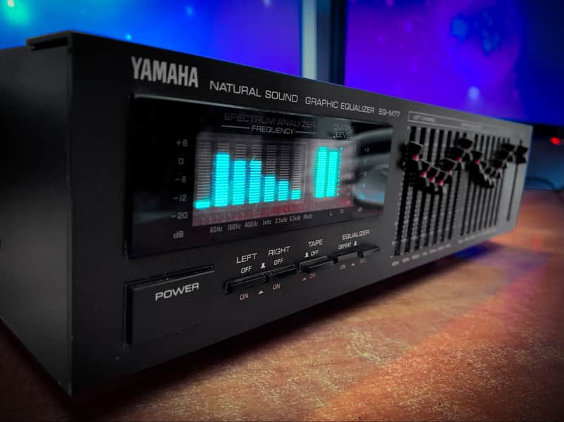 YAMAHA EQ-M77 🌈RaRe🌈 Vintage Stereo Graphic Equalizer image 1