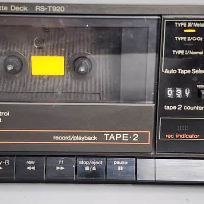 Technics RS-T920 Stereo Double Cassette Deck Auto Control High Speed Edit image 4