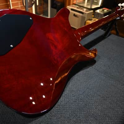 PRS Wood Library S2 McCarty 594 Thinline - Dark Cherry Sunburst #5492 image 10