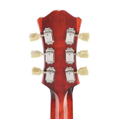 Eastman T486 Thinline Hollow Body Electric Guitar - Classic Finish image 8