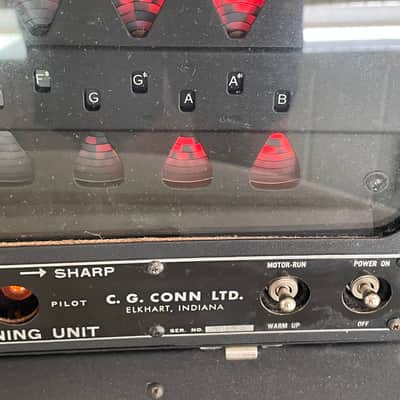 Conn Strobotuner 6T5 1950's - Black image 4