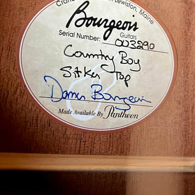 2004 Bourgeois Country Boy Dreadnought image 15