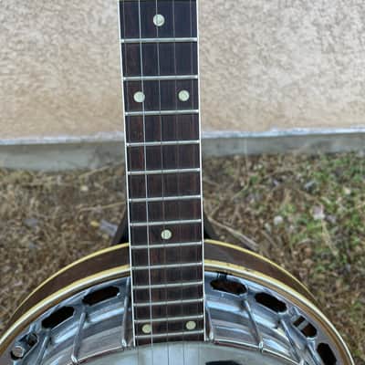 Gibson RB-180 1960s long neck banjo resonator closed back image 7