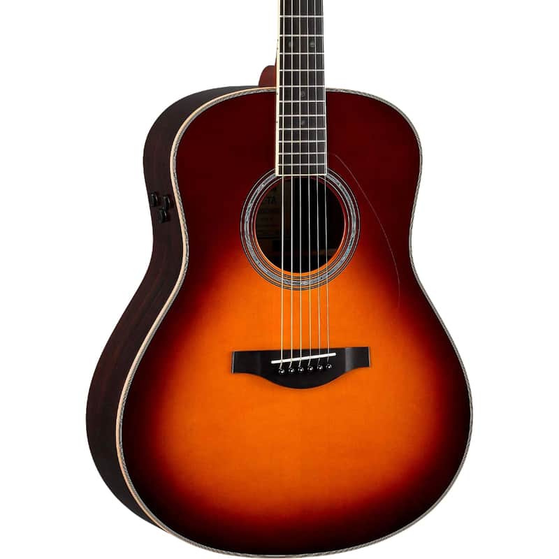 Yamaha Brown Sunburst Ll Transacoustic Guitar image 1