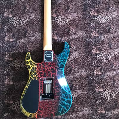 Jackson/Charvel 3DR 1987/88 - Rainbow fire crackle! + Gator H/C image 2
