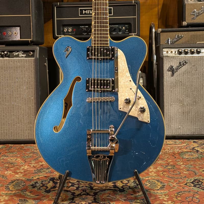 Duesenberg Fullerton Elite Series Semi-Hollow Electric Guitar 2010s - Catalina Blue image 1