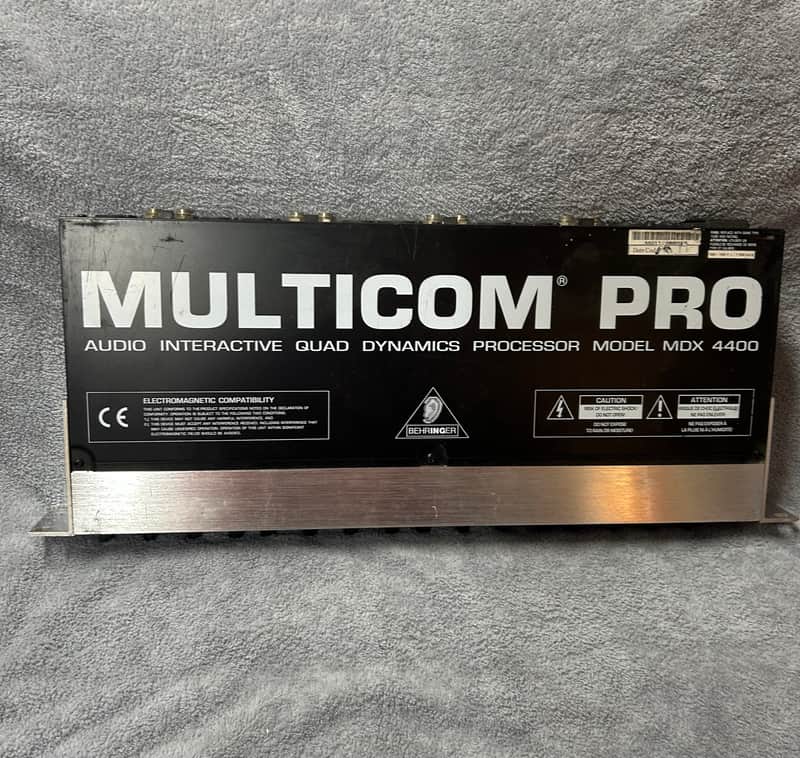 Behringer Multicom Pro MDX4400 4-Channel Audio Interactive Dynamics Processor