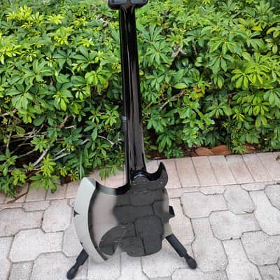 Cort KISS GENE SIMMONS Axe Bass *UNPLAYED* circa 2010 - Black and Silver image 12
