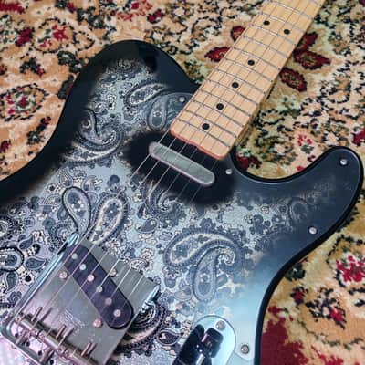 *NEW IN BOX* 2025 Fender Japan Limited Edition Telecaster Black Paisley, JD25 MIJ image 7