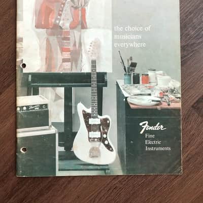 1961 - 1962 Fender Catalog Case Candy Brochure image 1