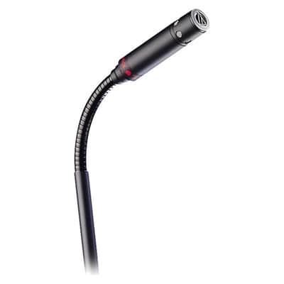 Mint Liquid Audio Audio Technica PRO49Q Cardioid Condenser Quick-Mount Gooseneck Microphone Bundle w/Pig Hog PHM10 8mm Mic Cable Polishing Cloth image 5