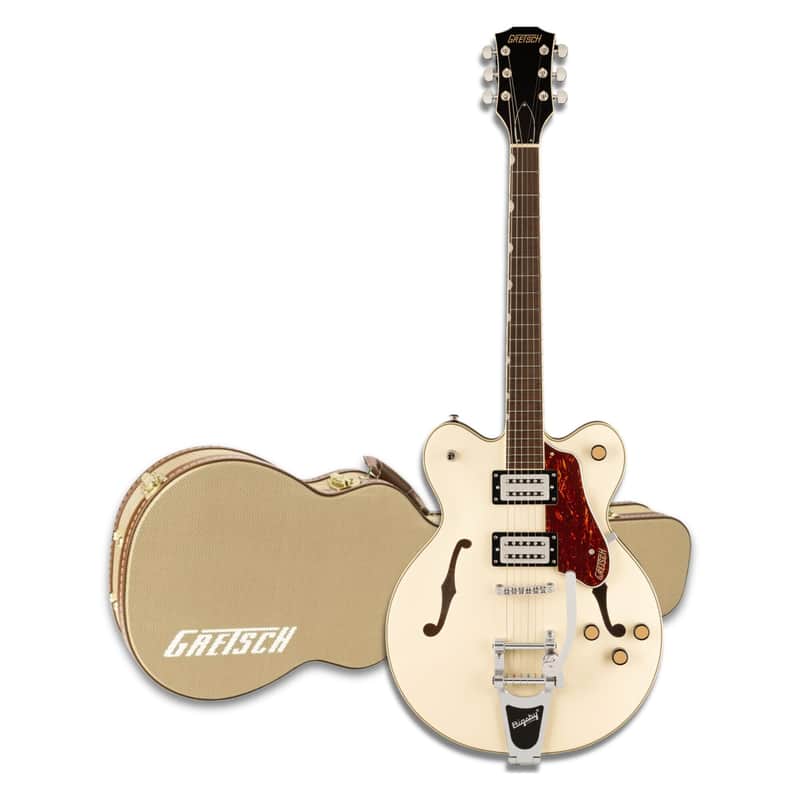 Gretsch G2622T Streamliner Center Block Vintage White Electric Guitar Bundle image 1