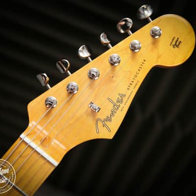 Fender JV Modified 50's Reissue Stratocaster HSS Two Tone Sunburst image 7