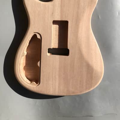 Stratocaster Style Electric Guitar HH Body, Mahogany image 4