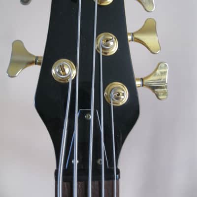 JK. Lado Hawk 5 String Jazz Bass 2003 Purple Quilt image 7