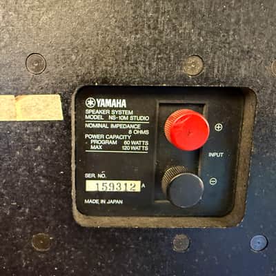 Yamaha NS-10M Studio Matched Pair - All Original 1980s image 8