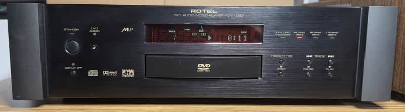Rotel RDV-1080 DVD Audio/Video Player – For Parts or Repair image 1