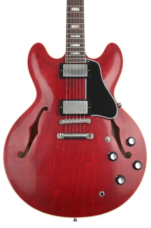Gibson Custom 1964 ES-335 Reissue Semi-hollowbody Electric Guitar - '60s Cherry  VOS image 1