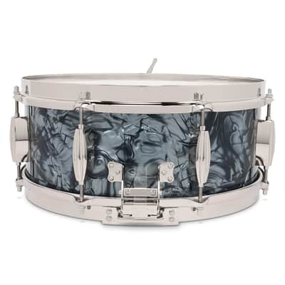 Slingerland Radio King Solid Maple Snare Drum 14x5.5 Black Diamond Pearl image 4