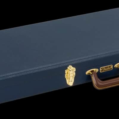 Fender Classic Series Wood Guitar Case - Strat/Tele, Navy Blue image 3