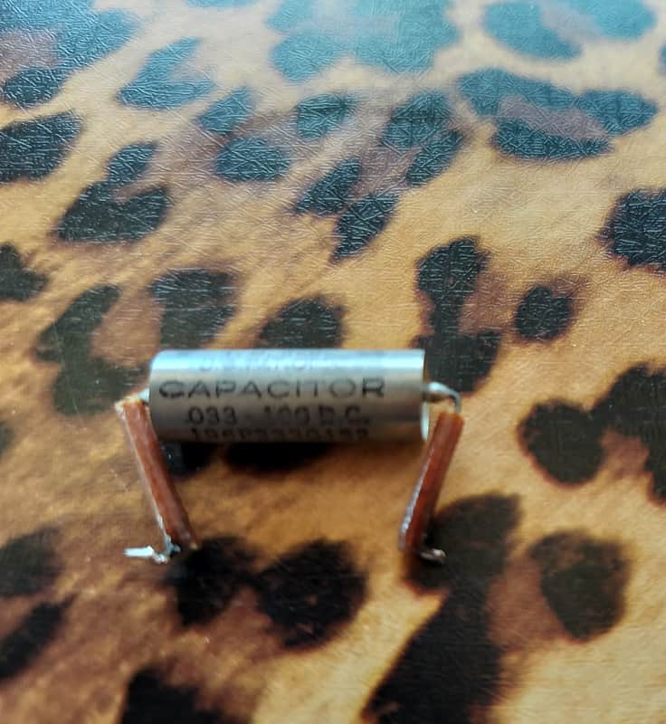 Sprague Vitamin Q Capacitor .033 Vintage image 1