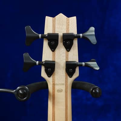 Mahalo Solid Electric Bass Ukulele, Bag - Natural Bild 4