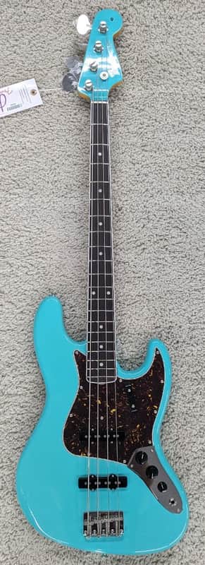 Mint Fender American Vintage II 1966 4-String Jazz Bass, Seafoam Green w/Case image 1