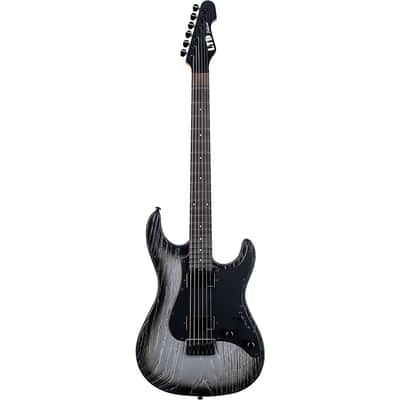 ESP LTD SN-1000HT Electric Guitar Regular Silver Blast Black Pickguard image 3