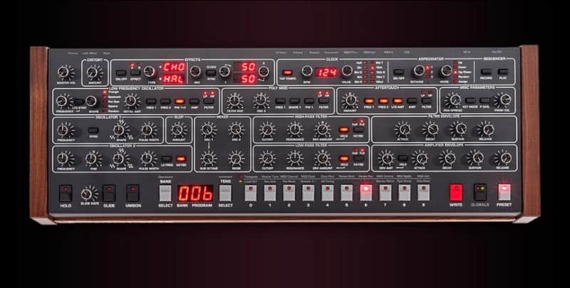 Sequential Prophet-6 Desktop 6-Voice Polyphonic Synthesizer 2018 - 2020 - Black with Wood Sides image 1