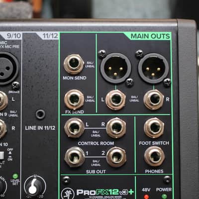 Mackie ProFX12V3+ Plus Professional Analog Audio Mixer with USB Bluetooth image 2