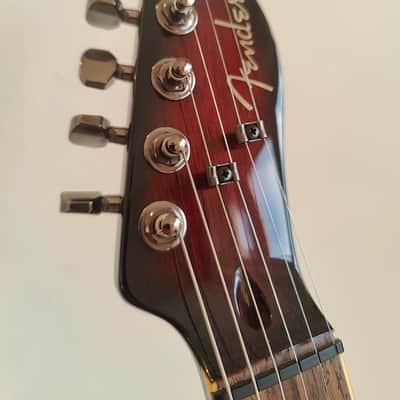 Fender Korea Telecaster FMT 2007 - Flame Maple Top - HH in Black CherryBurst image 3