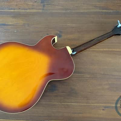 Greco S55 Guitar, Full Hollow Body, (ES175), Sunburst, 1977