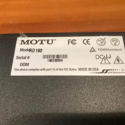 MOTU HD192 Interface - NEW image 8