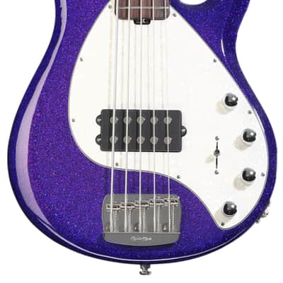 Ernie Ball Music Man StingRay 5 Special 5-string Electric Bass Guitar - Violet Sparkle Burst  Rosewood Fingerboard image 2