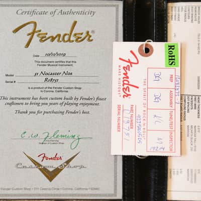 MINTY! 2018 Fender Custom Shop 1951 Nocaster Reissue NOS Electric Guitar Faded Nocaster Blonde + COA OHSC image 4