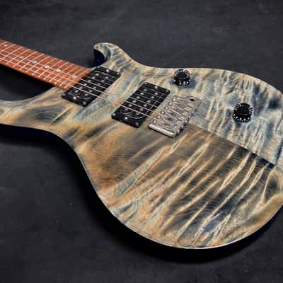 PRS Custom 24 Electric Guitar 1986 Royal Blue Pre Factory Rare Moon Inlays image 3