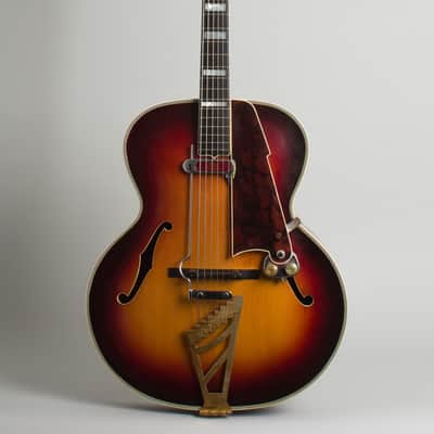 D'Angelico Style B Arch Top Acoustic Guitar (1937), ser. #1286, original brown hard shell case. image 1