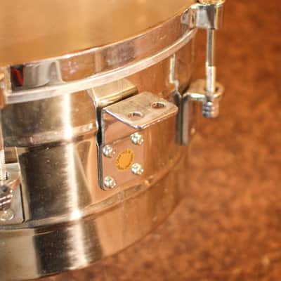 Used LP 12" & 13" Tito Puente Signature Steel Timbales w/ Ludwig Hard Case image 7