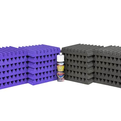 Universal Acoustics Pluto-1 Room Kit, Charcoal/Purple image 2
