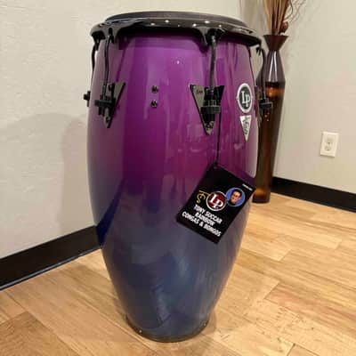 ~NEW!~ LP Latin Percussion LP552X-TS Tony Succar Signature 12-1/2" New Zealand Pine Tumbadora in Rainbow Lacquer with Black Nickel Hardware & Black Skyn Head image 4