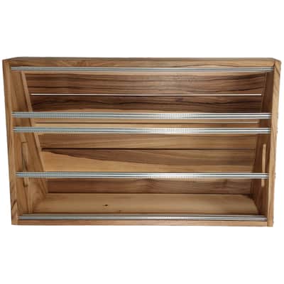 10U / 144hp Eurorack case EVA • Rails + Threaded strips / Walnut / Unpowered image 10