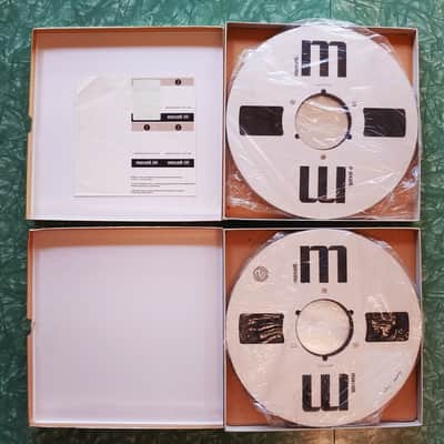 Maxell 12.5" Metal Reels, misc plastic reels for 1/4" tape Late 1970s - Metal, plastic image 4